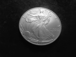 2001 American Eagle Silver Dollar 1 Oz. 99.9 Pure MS From Unc Roll