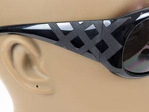 Burberry Oversized Black Womens Sunglasses