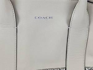 Coach Cream Mini Preston Crossbody Purse