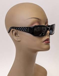 Chanel Black Quilted Sunglasses