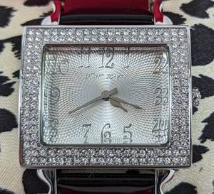 Betsey Johnson Rhinestone Embellished Womens Wristwatch