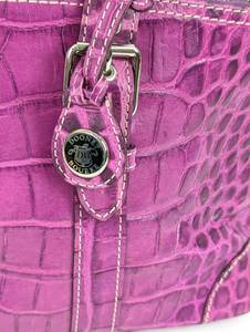 Dooney and Bourke Crocodile Print Leather Handbag
