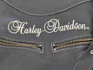 Harley Davidson Black Leather Purse