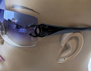 Black Chanel Oversize Womens Sunglasses