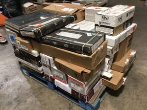 lot 2 image: Mix lot of Ceramic Flooring Various Pcs and Colors, Review all pictures, Customer returns
