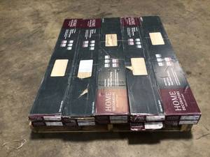 lot 5 image: Home Decorators Collection 7.13 in. W x 48.03 in. L Alest Natural Click Lock Rigid Core Luxury Vinyl Plank Flooring (23.77 sq. ft.case) 10 boxes, Review all pictures, Customer returns