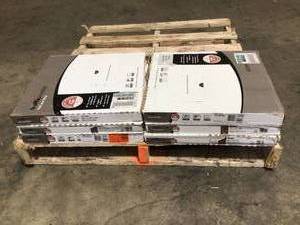 lot 10 image: TrafficMaster Groutable 18 in. x 18 in. Slate Peel and Stick Vinyl Tile (36 sq. ft.  case) 6 boxes, Customer returns, review all pictures