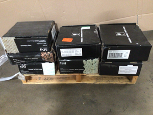 lot 31 image: Mix Lot of assorted MSI Tile Flooring, Review all pictures, Customer return