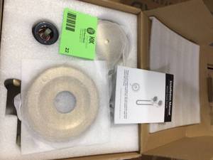 Ello Allo Single-Handle 48-Spray Shower Faucet and Handheld Combo with 5 in. Shower Head in Brushed Gold (Valve Included) open box customer returns see pictures