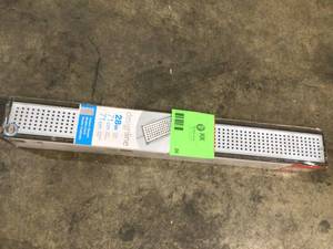 Oatey Designline 28 in. Stainless Steel Linear Shower Drain with Square Pattern Drain Cover not used