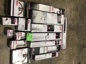 Lot of assorted Delta Bath Accessories customer returns see pictures