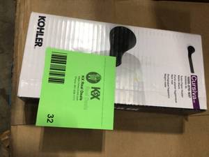Kholer Cursiva Toilet Paper Holder in Matte Black