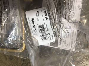 Lot of New Voisin Wall Mounted Toilet Paper Holder in Brushed Brass see pictures