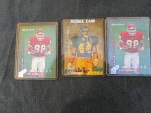 lot 8 image: 8. 3 Tony Gonzalez Rookie Cards...