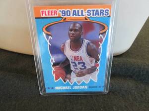 lot 11 image: 11. 1990 - 91 Fleer Michale Jordan ...