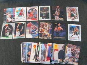 lot 13 image: 13. 40 Basketball Star Cards...