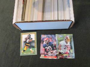 lot 27 image: 27. Box of Football Rookie Cards...