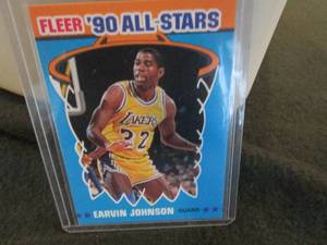 lot 30 image: 30. 1990-91 Earvin Johnson Fleer Al...