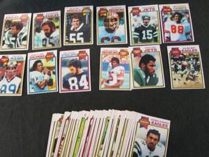 lot 42 image: 42. 50 1979 Topps Football Cards...