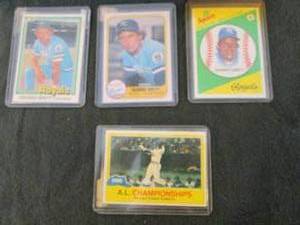lot 48 image: 48. 1981 Fleer Donruss Topps George...
