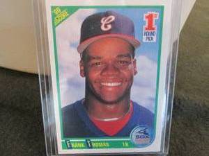 lot 56 image: 56. 1990 Bowman Frank Thomas Rookie...