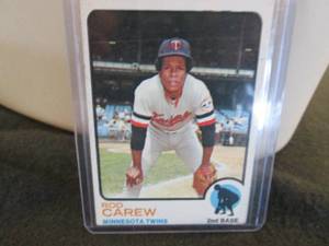 lot 57 image: 57. 1973 Topps Rod Carew Card...