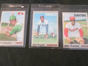lot 58 image: 58. 3 1970 Topps Baseball High Numb...