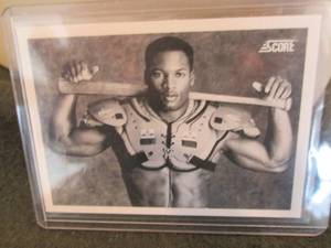 lot 76 image: 76. 1990 Score Bo Jackson Card...