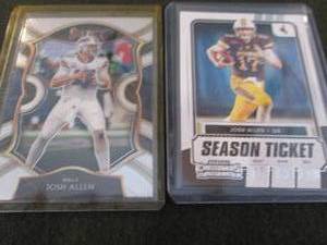 lot 78 image: 78. Josh Allen Cards...
