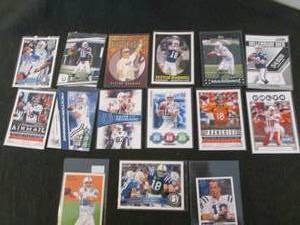 lot 80 image: 80. Peyton Manning Cards...