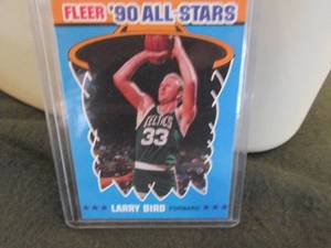lot 83 image: 83. 1990-91 Fleer Larry Bird All St...