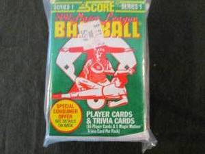 lot 88 image: 88. 7 1991 Score Baseball Series 1 ...