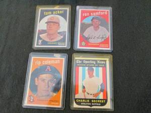 lot 89 image: 89. 1959 Topps Baseball Cards...