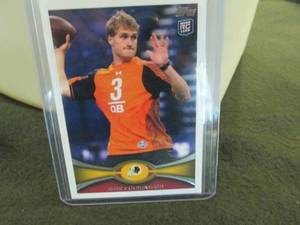 lot 95 image: 95. 2012 Topps Kirk Cousins Rookie ...