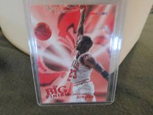 lot 102 image: 102. 1996 Hoops Michael Jordan Inse...