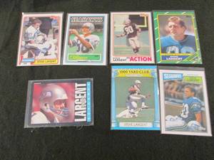 lot 106 image: 106. 1981 - 1987 Topps Steve Largen...