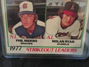 lot 109 image: 109. 1978 Topps Nolan Ryan Strikeou...
