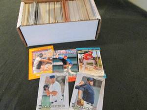 lot 110 image: 110. Box of baseball Rookie Cards C...