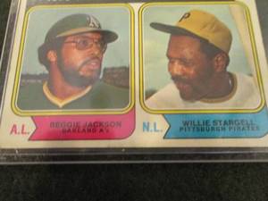 lot 111 image: 111. 1974 Topps Reggie Jackson Home...