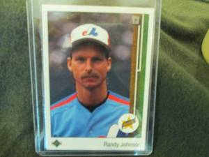 lot 115 image: 115. 1989 Upper Deck Randy Johnson ...