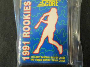 lot 119 image: 119. 1991 Score Rookies Set...