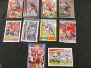 lot 124 image: 124. Jerry Rice Cards...