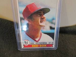 lot 125 image: 125. 1979 Topps Carl Yastrzemski Ca...