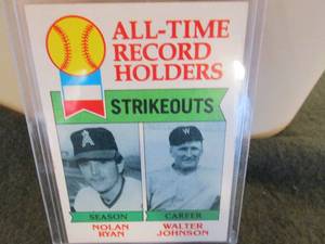 lot 126 image: 126. 1979 Topps Nolan Ryan Card...