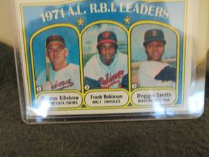 lot 127 image: 127. 1972 Topps Harmon Killebrew RB...