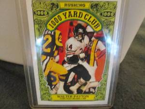 lot 146 image: 146. 1986 Topps Walter Payton Card...