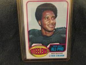 lot 156 image: 156. 1976 Topps Lynn Swann Card...