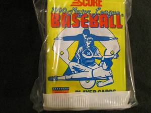 lot 157 image: 157. 6 1990 Score Baseball Packs...