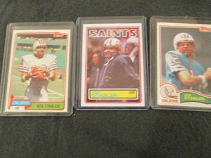 lot 158 image: 158. 1981 - 1983 Topps Ken Stabler ...