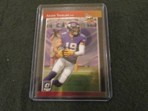 lot 161 image: 161. 2019 Optic Adam Thielen Card...
